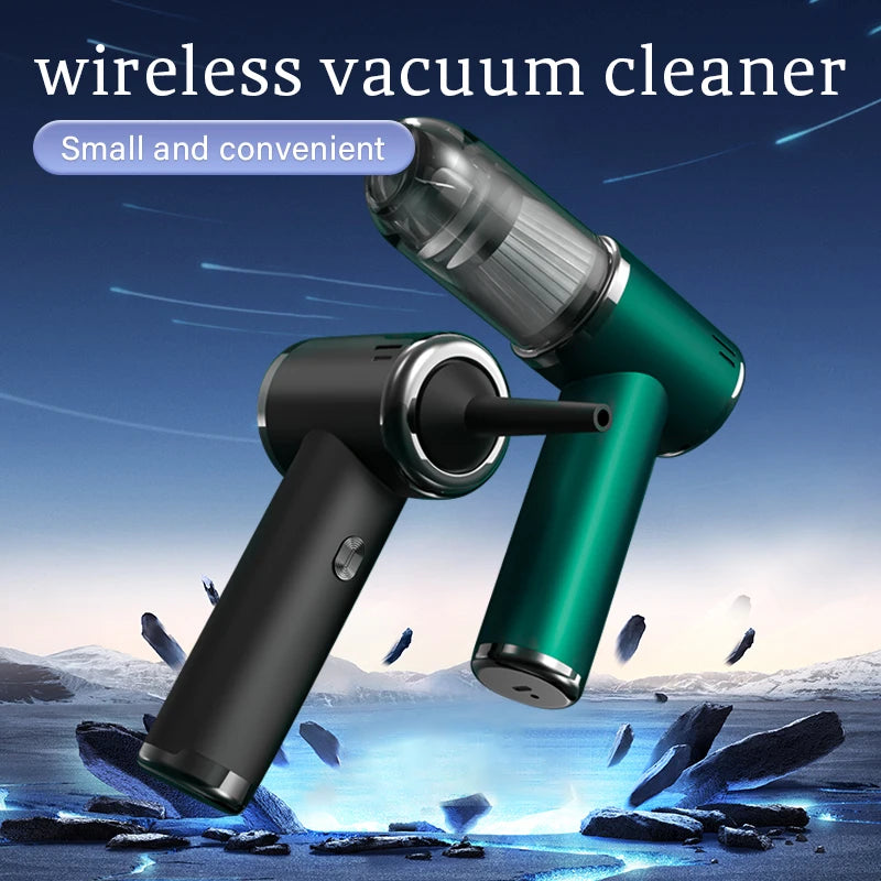3-in-1 Cordless Car & Home Vacuum Cleaner – Powerful Rechargeable Handheld Vacuum (2000×2 Battery)