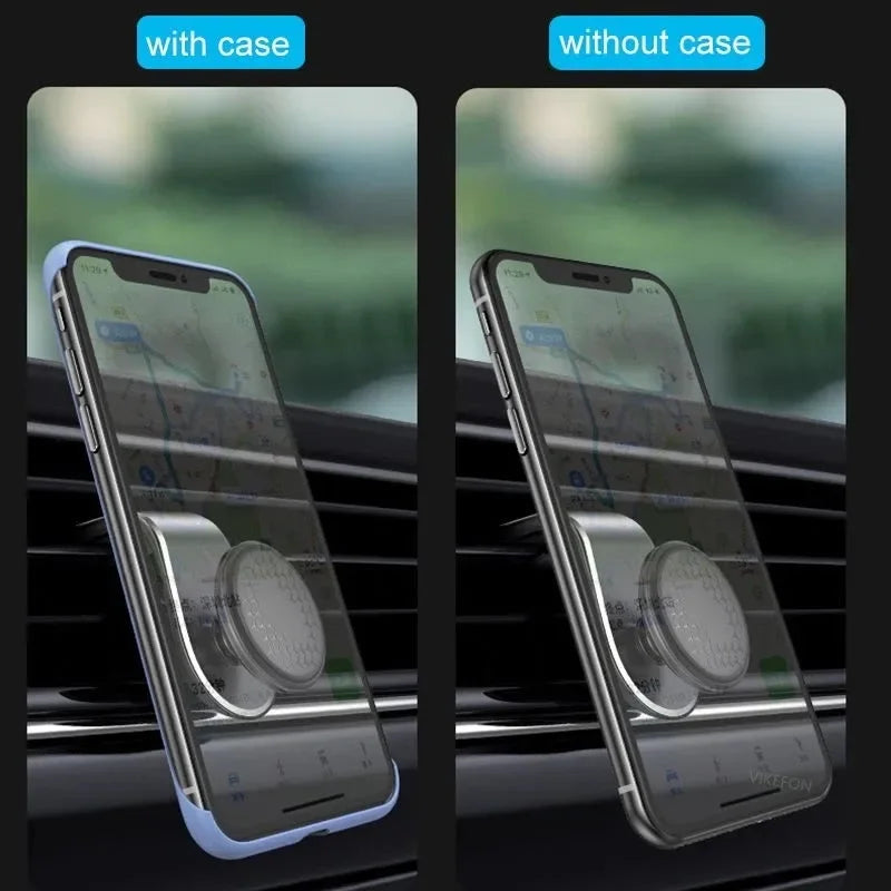 Magnetic Car Phone Holder Air Vent Mount – Strong Magnet Phone Stand for iPhone Samsung Xiaomi