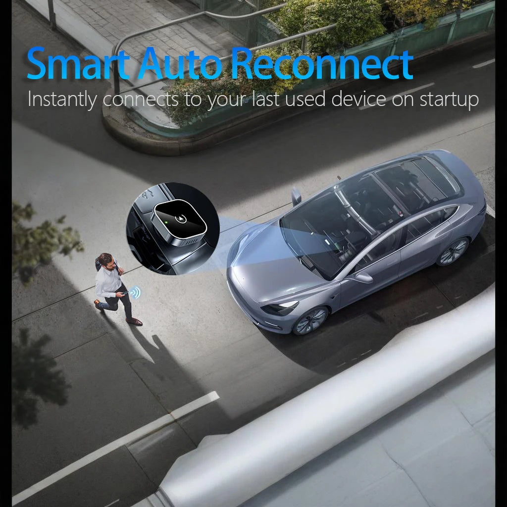 Pionray 2in1 Wireless CarPlay Adapter Android Auto AI Smart Box for All Cars