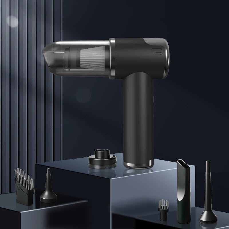 3-in-1 Cordless Car & Home Vacuum Cleaner – Powerful Rechargeable Handheld Vacuum (2000×2 Battery)