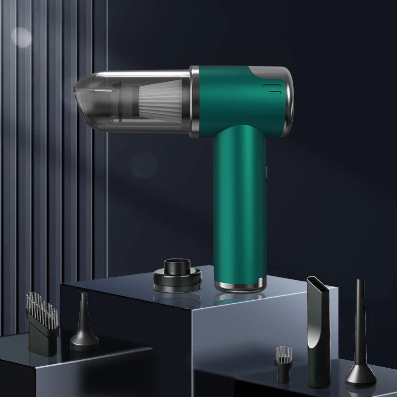 3-in-1 Cordless Car & Home Vacuum Cleaner – Powerful Rechargeable Handheld Vacuum (2000×2 Battery)