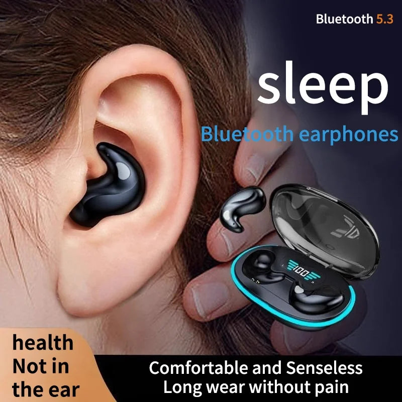 X55 Invisible Sleep Earbuds – Wireless Noise-Reduction Bluetooth Earphones