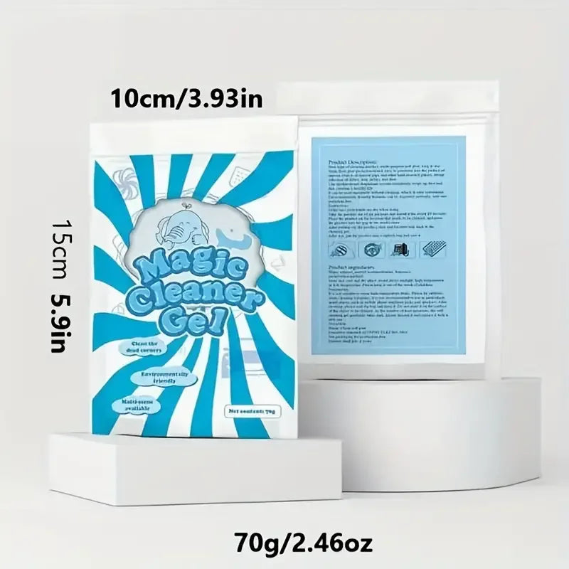 Car Cleaning Gel Slime – 70g Dust & Dirt Remover for Air Vents & Keyboards