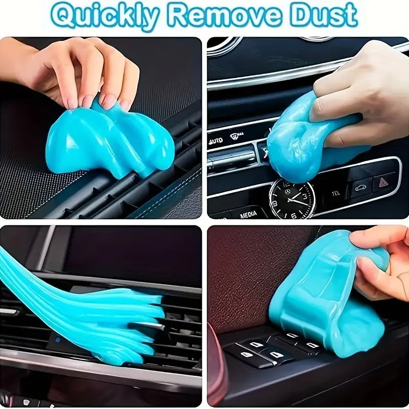 Car Cleaning Gel Slime – 70g Dust & Dirt Remover for Air Vents & Keyboards